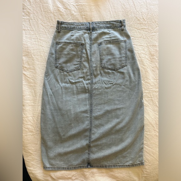 Midi Denim Skirt - Picture 2 of 4